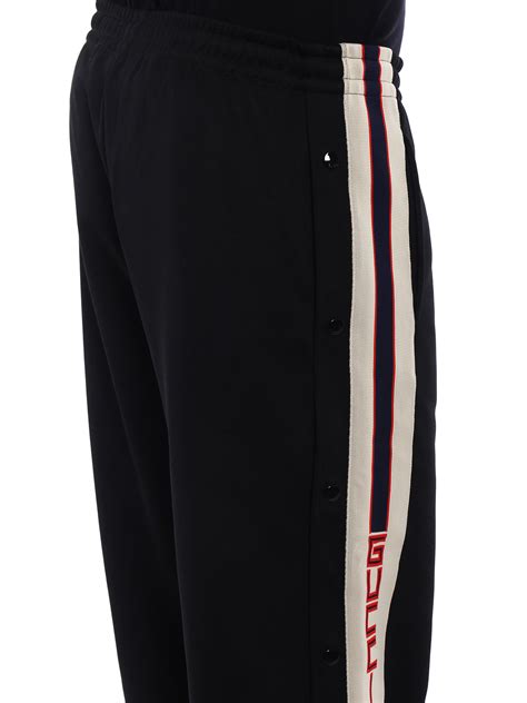 gucci grey sweatpants|gucci tracksuit pants.